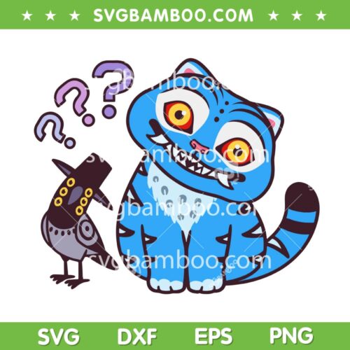 Tiger Derpy Bird SVG PNG, Kpop Demon Hunters Tiger SVG, Cute Derpy Huntrix