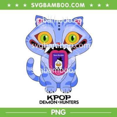 Derpy Save the Date High Quality PNG, Kpop Demon Hunters Tiger Derpy PNG