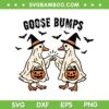 Goose Bumps Halloween SVG, Goose Ghost Pumpkin SVG PNG