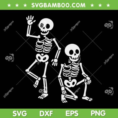 Skeleton Anti Trump SVG PNG, Halloween Party Skeletons Dancing SVG, Skeleton FDT
