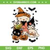 Cute Sanrio Friends Halloween SVG, Hello Kitty Cat Halloween 2025 SVG PNG