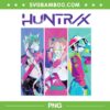 Huntrix Band Colorful PNG, Rumi Mira Zoey Kpop Demon Hunters PNG