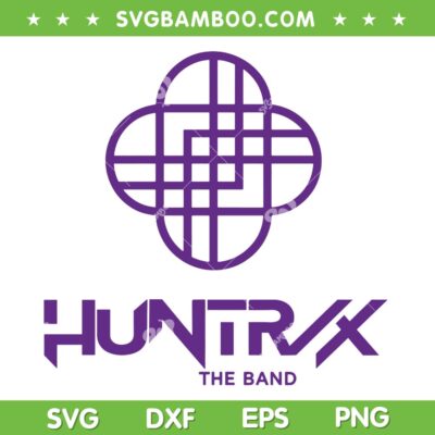 Huntrix The Band Logo SVG, Kpop Demon Hunters Huntrix SVG PNG