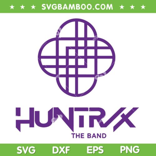Huntrix The Band Logo SVG, Kpop Demon Hunters Huntrix SVG PNG