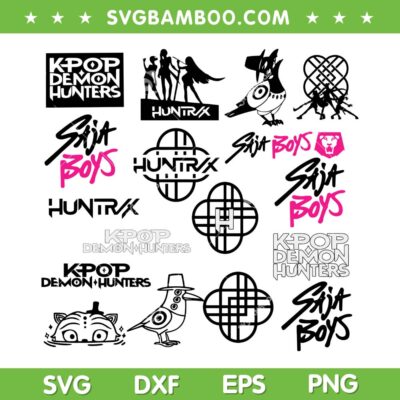 Kpop Demon Hunter SVG Bundle, Huntrix Bundle SVG, Saja Boys SVG Bundle Kpop Demon Hunter SVG Bundle, Huntrix Bundle SVG, Saja Boys SVG Bundle