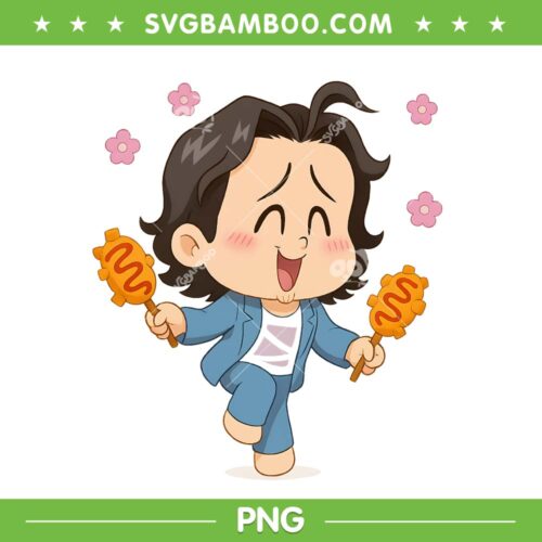Kpop Demon Hunters Bobby PNG, Cute Chibi Bobby PNG