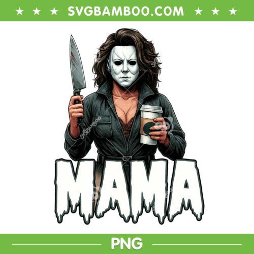 Mama Michael Myers PNG, Mom Horror Movie PNG, Mama Myers