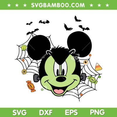 Mickey Frankenstein SVG PNG, Disney Mickey Mouse Head Horror Movie SVG Mickey Frankenstein SVG PNG, Disney Mickey Mouse Head Horror Movie SVG