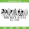 Mickey and Friends Halloween SVG, Disney Mickey and Co 1928 SVG PNG Mickey and Friends Halloween SVG, Disney Mickey and Co 1928 SVG PNG