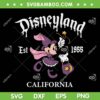 Minnie Mouse Halloween Disneyland California SVG, Funny Minnie Pumpkin Halloween SVG PNG
