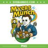 Myers Munch PNG, Horror Movie Characters Killer Breakfast PNG, Michael Myers Charm Zombie