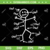 Ow Ow Ow Character SVG, Funny Meme Ow Ow Ow SVG PNG