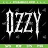 Ozzy Frist Name SVG, Vintage Ozzy Osboure 2025 SVG PNG