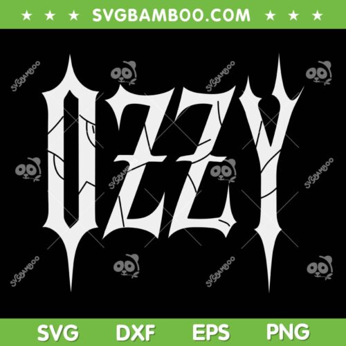 Ozzy Frist Name SVG, Vintage Ozzy Osboure 2025 SVG PNG