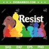 PBS Resist Rainbow Friends SVG, Rainbow Characters Resist SVG PNG