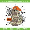 Boy Ghost Camo Halloween SVG, Ghost Pumpkin Spooky Halloween SVG PNG