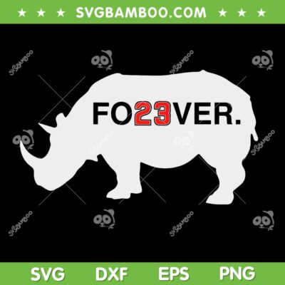 Rhino 23 FO23VER SVG, Rhino Legend Chicago Cubs SVG, Ryne Sandberg Forever 23 SVG PNG Rhino 23 FO23VER SVG, Rhino Legend Chicago Cubs SVG, Ryne Sandberg Forever 23 SVG PNG
