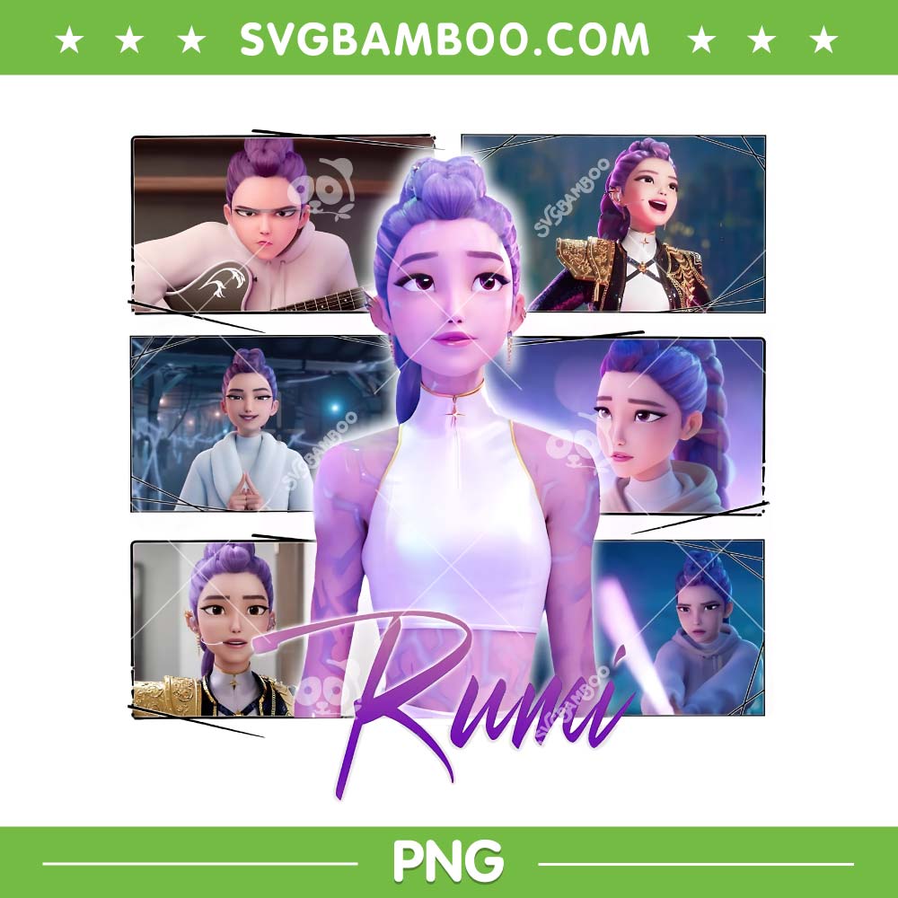 Rumi Huntrix PNG Kpop Demon Hunters Rumi Showcase PNG