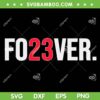 Ryne Sandberg Forever 23 SVG, Chicago Cubs Fo23ver SVG PNG, Rhino 23 SVG Ryne Sandberg Forever 23 SVG, Chicago Cubs Fo23ver SVG PNG, Rhino 23 SVG