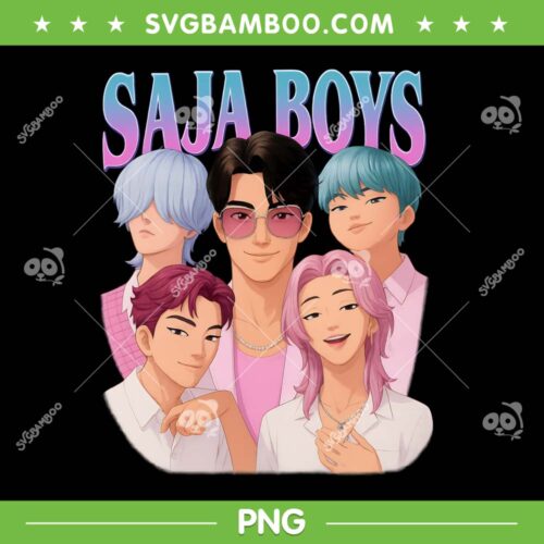 Saja Boys Band PNG, Kpop Demon Hunters Saja Boys PNG