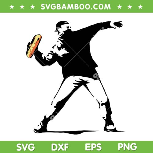 Sandwich Guy SVG, Throwing Sandwich Revolution Funny SVG PNG, Sandwich Humor Meme