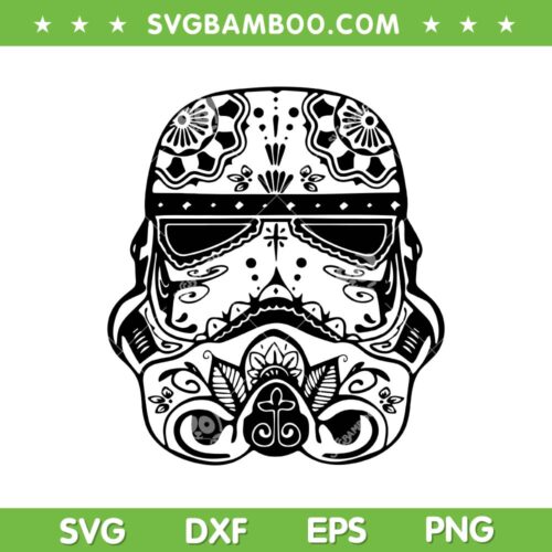 Stormtrooper Mandala SVG, Star wars Storm Trooper SVG PNG