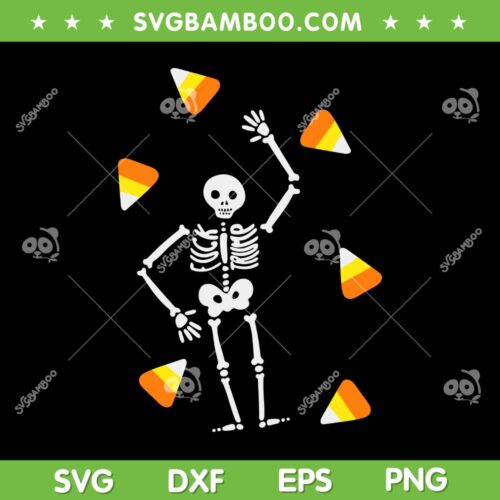 Skeleton Fuck Trump SVG, Subtle Halloween Skeleton Candy Corn SVG, Skeleton Anti Trump DXF SVG PNG EPS