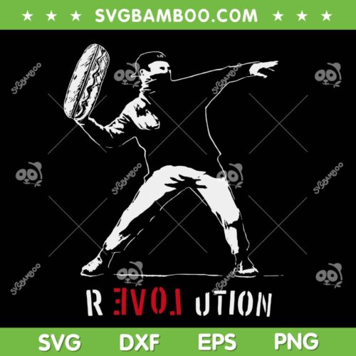 Throwing Sandwich Revolution SVG, Funny Sandwich Humor Meme SVG PNG