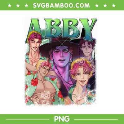 Abby Saja Boys PNG, Abby Name Retro Kpop Demon Hunters PNG