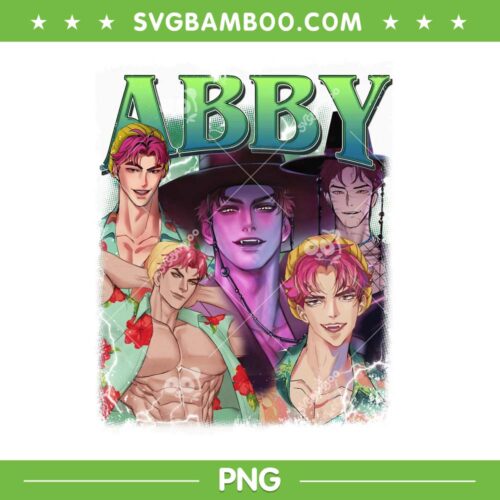 Abby Saja Boys PNG, Abby Name Retro Kpop Demon Hunters PNG