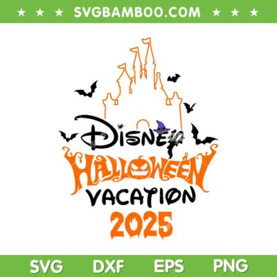 Disney Halloween Vacation 2025 SVG, Mickey Halloween Trip SVG PNG