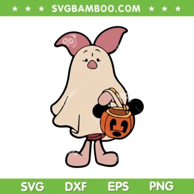 Piglet Ghost SVG, Winnie the Pooh and Friends Halloween SVG Piglet Ghost SVG, Winnie the Pooh and Friends Halloween SVG