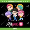 Saja Boys Chibi PNG, Kpop Demon Hunters Saja Boys Band PNG