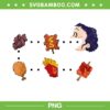 Zoey Pixel Game PNG, Kpop Demon Hunters Zoey Eat Snacks PNG