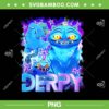 Cute Blue Tiger Derpy PNG, Kpop Demon Hunters Derpy PNG