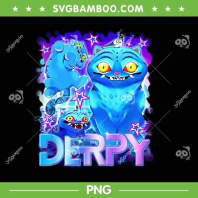 Cute Blue Tiger Derpy PNG, Kpop Demon Hunters Derpy PNG
