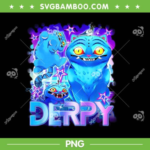 Cute Blue Tiger Derpy PNG, Kpop Demon Hunters Derpy PNG