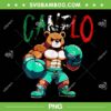 Team Canelo Alvarez PNG, Canelo Mexicano Boxing Bear PNG, Mexican Pride Patriotic Retro