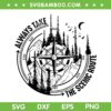 Always Take The Scenic Route SVG, Camping Compass SVG PNG