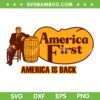 Trump America First Barrel SVG, Trump America is Back SVG PNG, I Got Pegged At Cracker Barrel