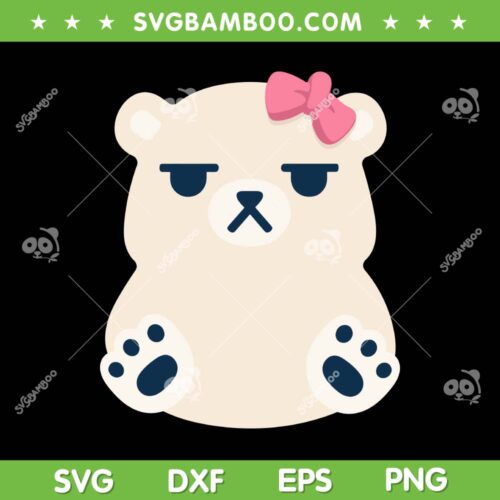Huntrix Mira Bear Shirt SVG, Kpop Demon Hunter Mira Cute SVG PNG