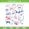 Lets Go Buffalo SVG PNG, Buffalo Football Doodles SVG, Womens Buffalo Fan Gift Lets Go Buffalo SVG PNG, Buffalo Football Doodles SVG, Womens Buffalo Fan Gift