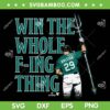 Cal Raleigh Win The Whole F-ing Thing SVG, Seattle Mariners Baseball Cal Raleigh SVG PNG