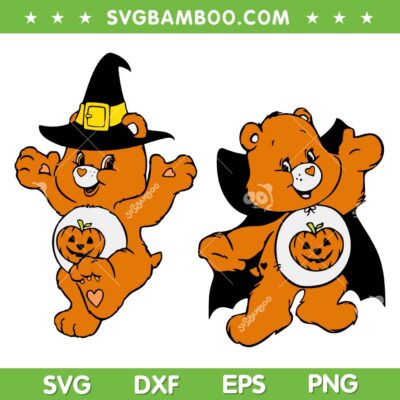 Care Bears Halloween Pumpkin SVG, Care Bear Witch Vampire SVG PNG, Trick or Sweet Bear Care Bears Halloween Pumpkin SVG, Care Bear Witch Vampire SVG PNG, Trick or Sweet Bear