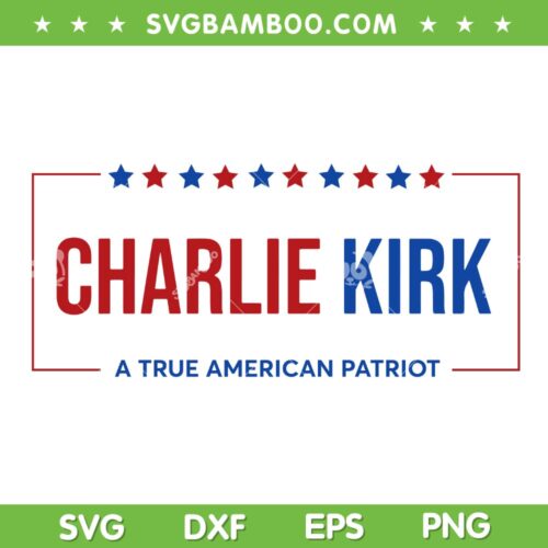 Charlie Kirk Election SVG PNG, Freedom Charlie Kirk SVG