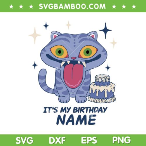 Derpy Tiger Birthday SVG PNG, Kpop Demon Hunters Its My Birthday SVG, Derpy its my Birthday