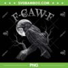 F-Caw-F Black Crow PNG, Funny Bird Cawing Grunge PNG F-Caw-F Black Crow PNG, Funny Bird Cawing Grunge PNG