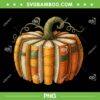 Fall Book Pumpkin PNG, Retro Halloween Teacher Reading Book PNG