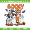 Bluey Family Halloween SVG PNG, Booey Cartoon Spooky Season SVG