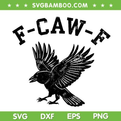 Funny F CAW F Crow SVG, Black Raven Meme SVG PNG Funny F CAW F Crow SVG, Black Raven Meme SVG PNG